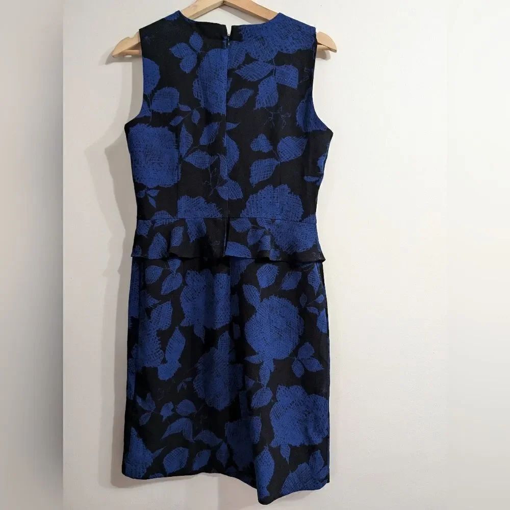 Joe fresh black navy floral dress size S